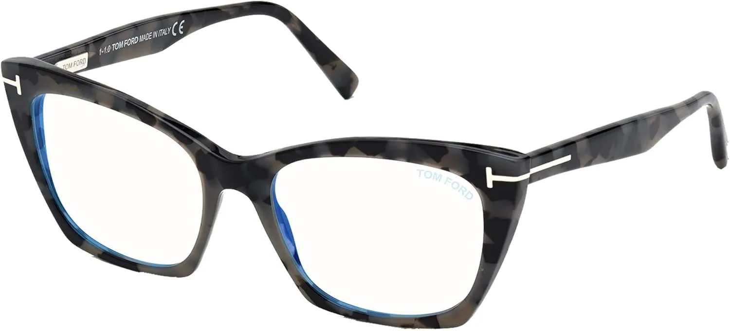 Tom Ford FT 5709-B BLUE BLOCK Grey Havana 54/17/140 women Eyewear Frame