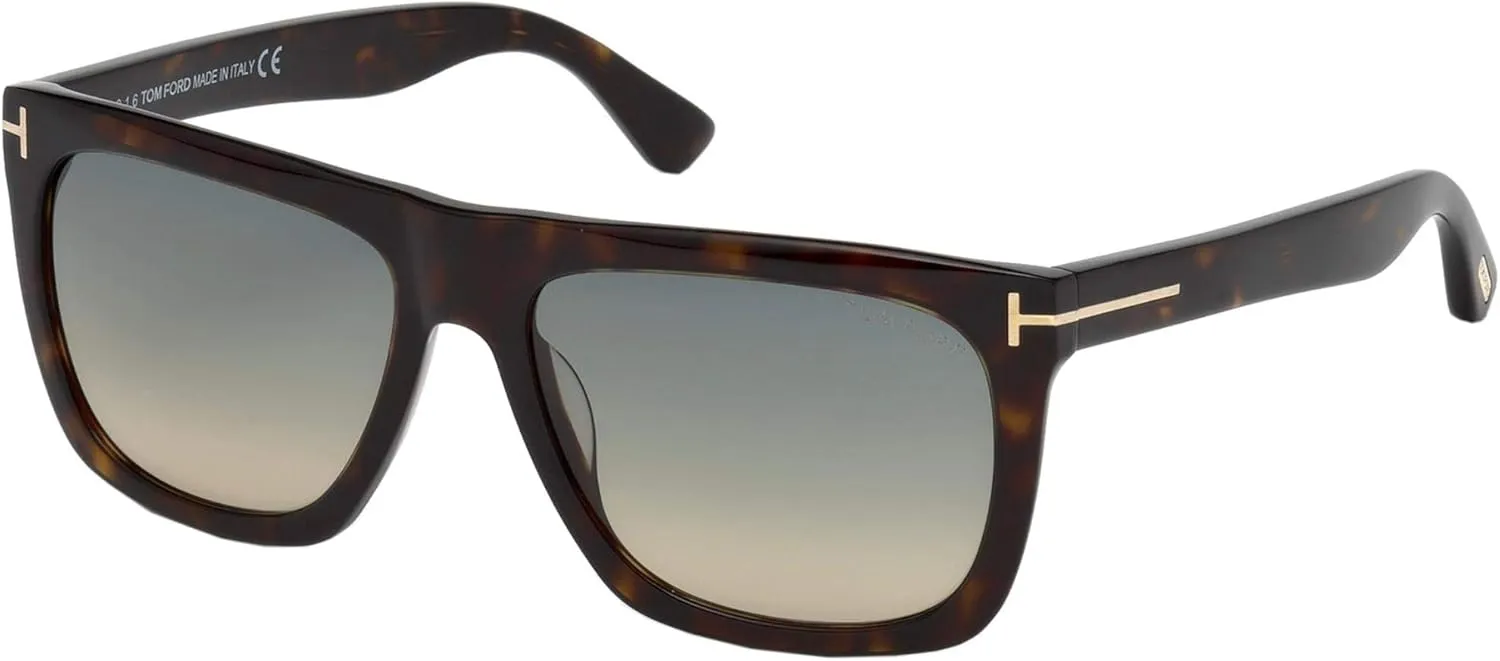 Tom Ford FT0513 Morgan Square Sunglasses, Dark Havana, 57-16-140