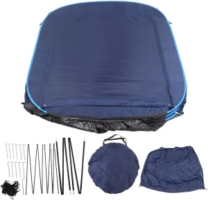 Topyond Blue Truck Tent - Spacious, Multipurpose SUV Tent with Sunshade and Rainfly - Perfect for Travel and Camping, Includes Storage Bag