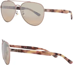 Tory Burch TY6070 PILOT Shape Sunglasses with eSHADES Luxury Eyewear kit Bundle