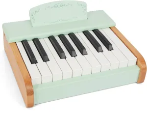 Toy Piano Wooden Piano Keyboard for Toddlers, 18 Keys Digital Piano for Kids, Music Educational Instrument Toy, Wood Gift for 3  Girls and Boys
