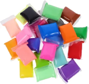 TOYANDONA 48pcs Air Dry Modeling Clay Kit Vibrant Colors Soft Non-Sticky Molding Clay for Boy Girl Adults Artists Safe for Crafts Projects for Home School Activities