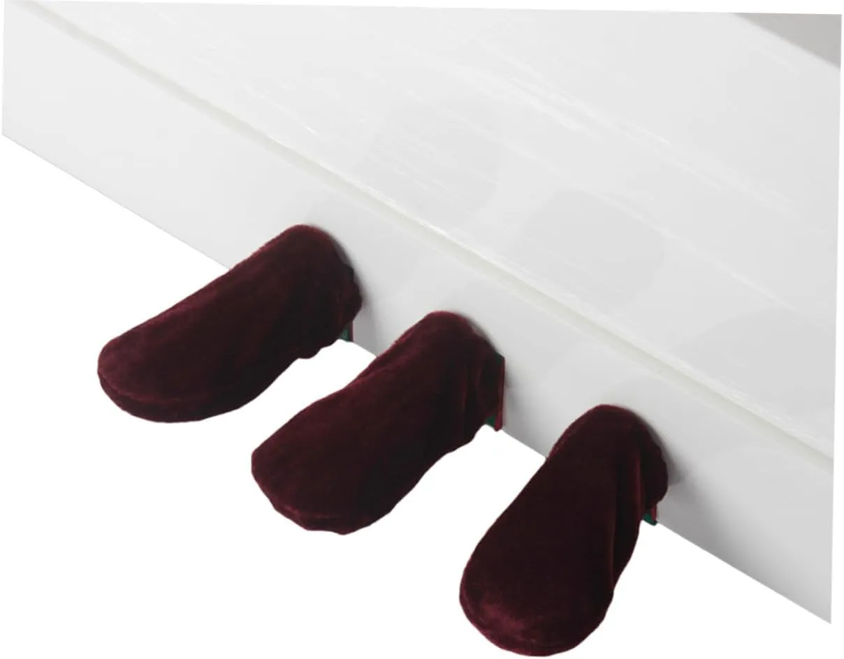 TOYANDONA Sets Piano Sustain Pedal Keyboard Covers Soft Protective Sleeve for Piano Elastic Band Pcs