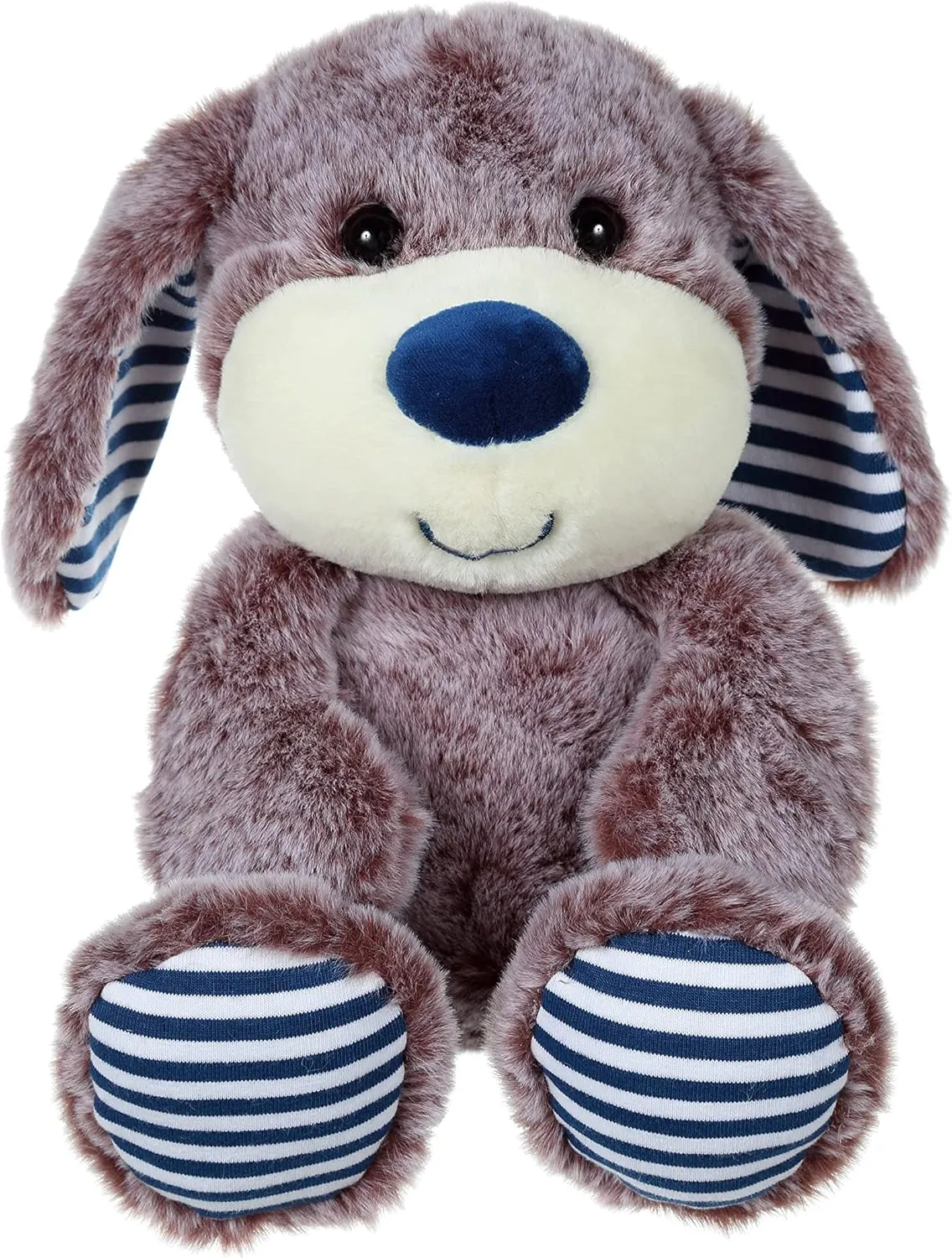 Toys 071604 Les Marinières Soft Toy 24 cm Brown Blue Stripes for Children Brown and Blue Stripes