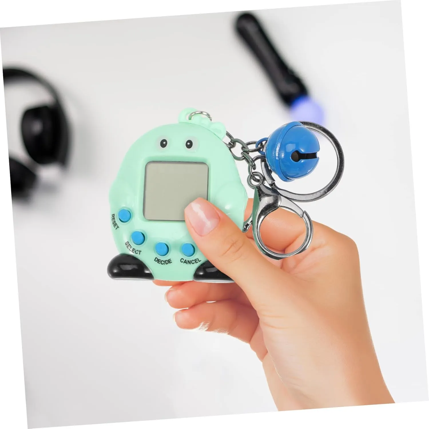 Toyvian 3pcs Electronic Pet Machine Handheld Pet Game Machine Retro Handheld Game Machine Pet Simulate Keychain Virtual Digital Pet Kid Toys Creative Machine Toy Pocket Child Abs