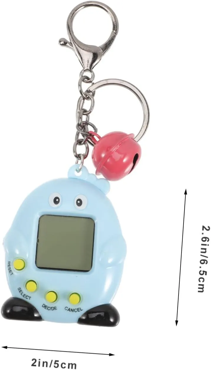 Toyvian 3pcs Electronic Pet Machine Handheld Pet Game Machine Retro Handheld Game Machine Pet Simulate Keychain Virtual Digital Pet Kid Toys Creative Machine Toy Pocket Child Abs