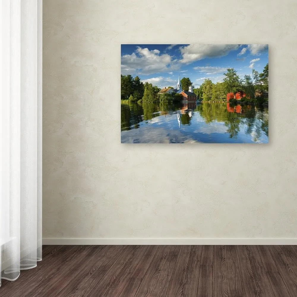 Trademark Fine Art ALI3801-C3047GG Old Town Reflection by Michael Blanchette Photography, 30x47-Inch, 30x47