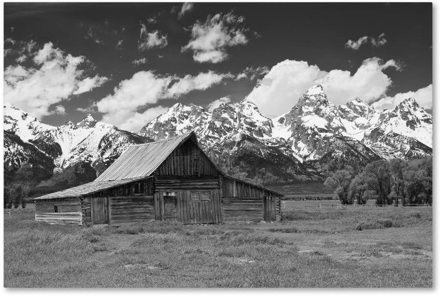 Trademark Fine Art ALI3962-C1219GG Thomas Moulton Barn by Michael Blanchette Photography, 12x19-Inch, 12 x 19 in