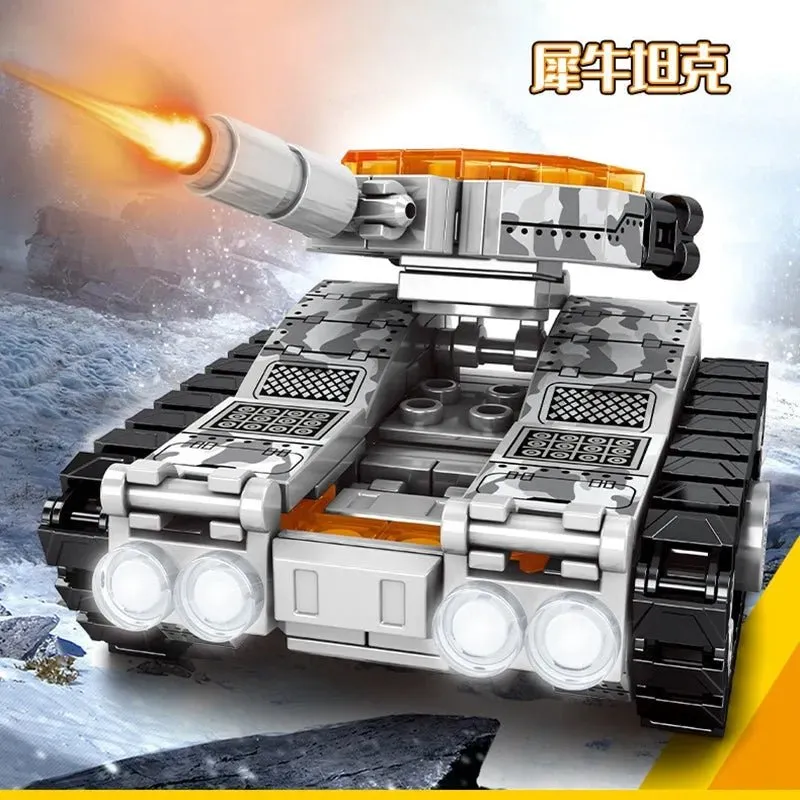 Transformers Mechanical Robot Tank Fighter Bricks Toy 894pcs