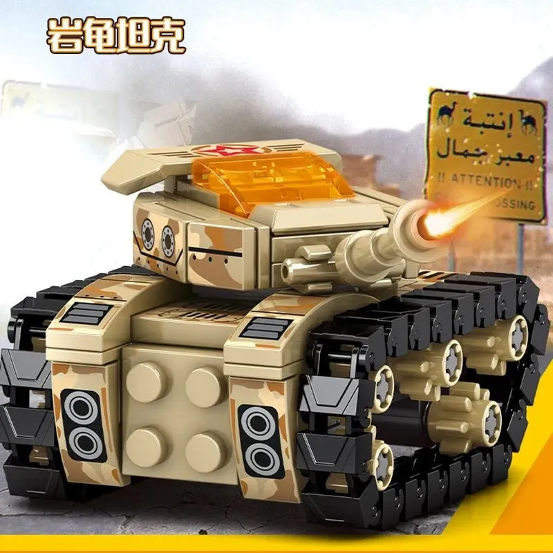 Transformers Mechanical Robot Tank Fighter Bricks Toy 894pcs