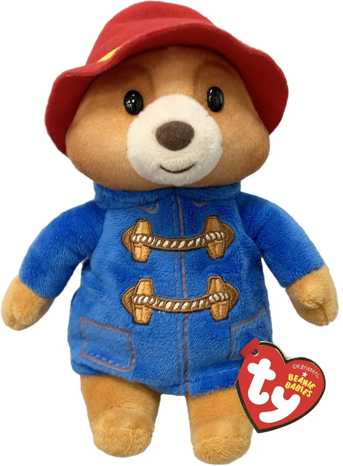 Ty Paddington Bear Beanie Boos Regular | Beanie Baby Soft Plush Toy | Collectible Cuddly Stuffed Teddy