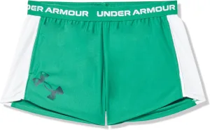 Under Armour Girls' Tech Play Up Logo Shorts (Big Kid)