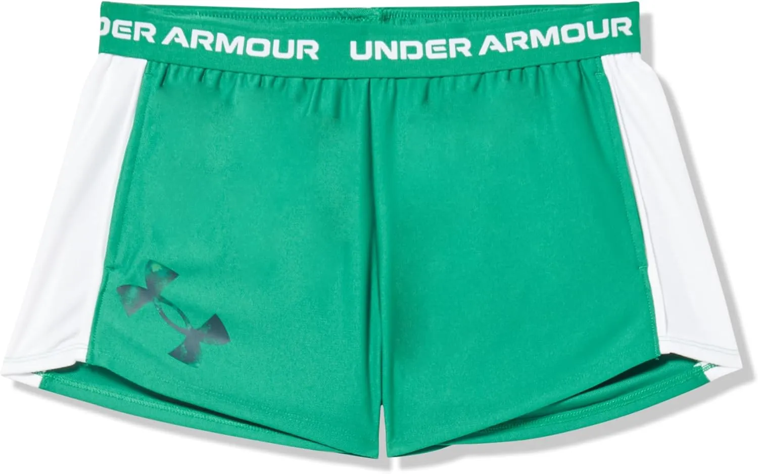 Under Armour Girls' Tech Play Up Logo Shorts (Big Kid)
