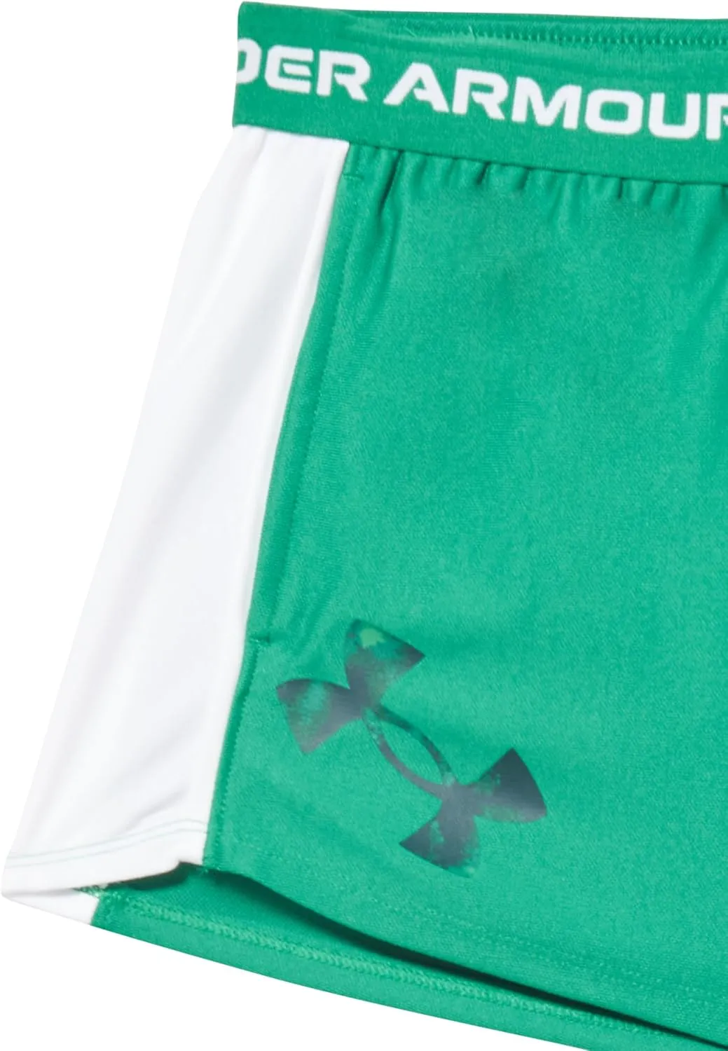 Under Armour Girls' Tech Play Up Logo Shorts (Big Kid)