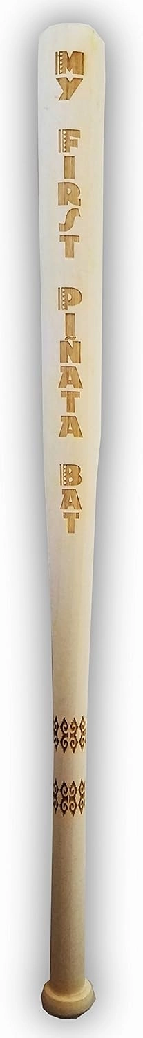 Unfinished Wooden Toy 18" My First Piñata Baseball Bat Custom Personalized Party Favor Accessory Gift