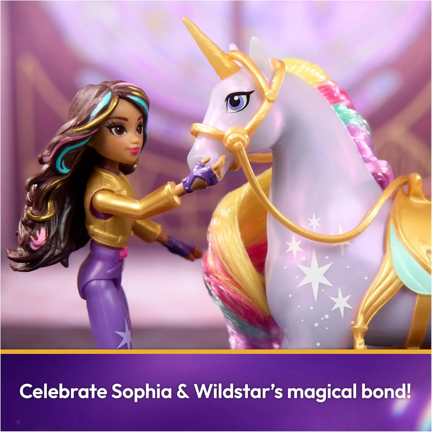 Unicorn Academy, Sophia & Wildstar with 2 Accessories & Hair Tool, Dolls & Unicorn Toys for Girls Ages 4 and up