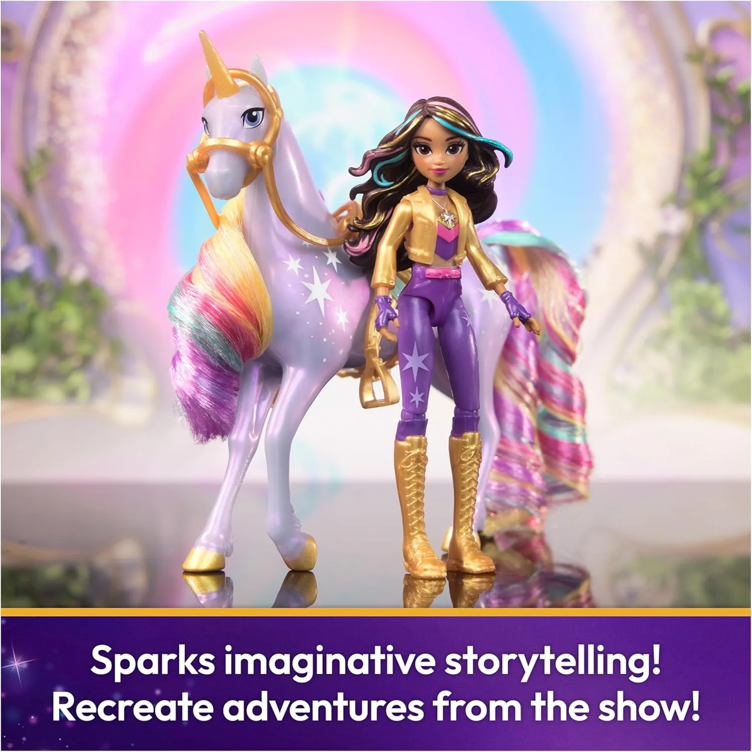 Unicorn Academy, Sophia & Wildstar with 2 Accessories & Hair Tool, Dolls & Unicorn Toys for Girls Ages 4 and up