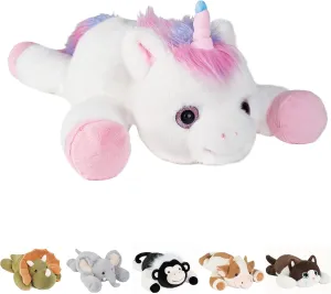 Unicorn Weighted Stuffed Animals - 25" Big Stuffed Animal Toy Rainbow Pillow for Girls Boys Kids, 5 lbs Ultra-Soft Washable Weighted Plush