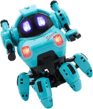 UPKOCH Boys and Girls Dancing Robot Toy Electric Interactive Robot Model for Boys Girls Construction Engaging Plaything Birthdays Special Occasions