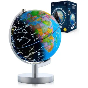 USA Toyz Illuminated Globe for Kids Learning - 7.2" Diameter