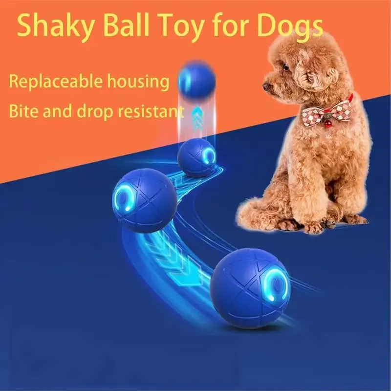 USB Rechargeable Interactive LED Dog Ball Toy
