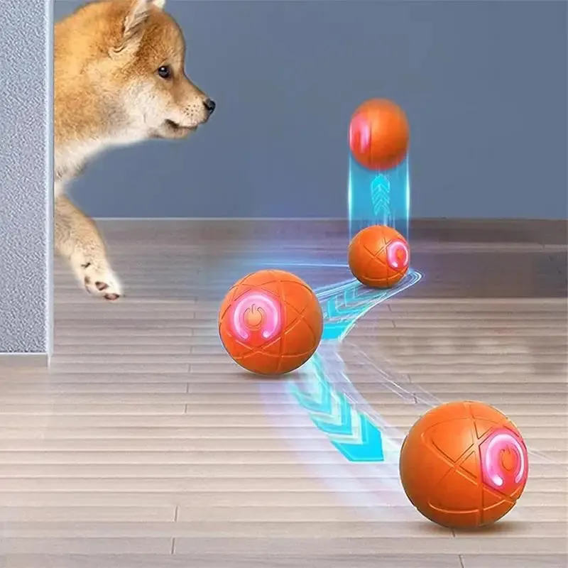 USB Rechargeable Interactive LED Dog Ball Toy