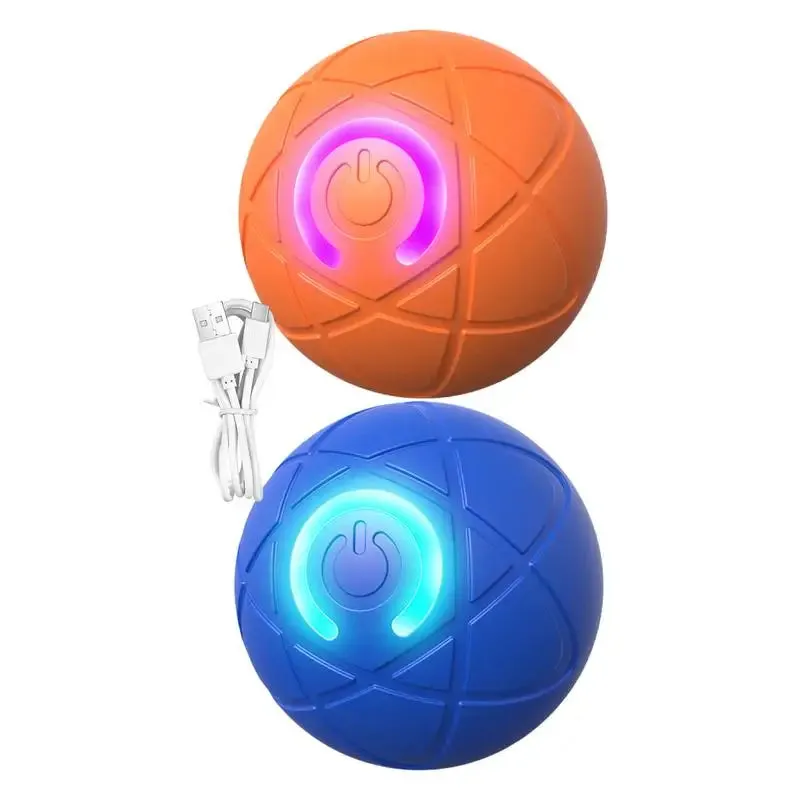 USB Rechargeable Interactive LED Dog Ball Toy