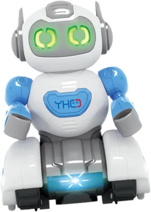 Vaguelly Robot Boy Doll Spaceship Car Plastic White
