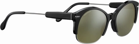 Vinita Shiny Gunmetal Shiny Black Acetate