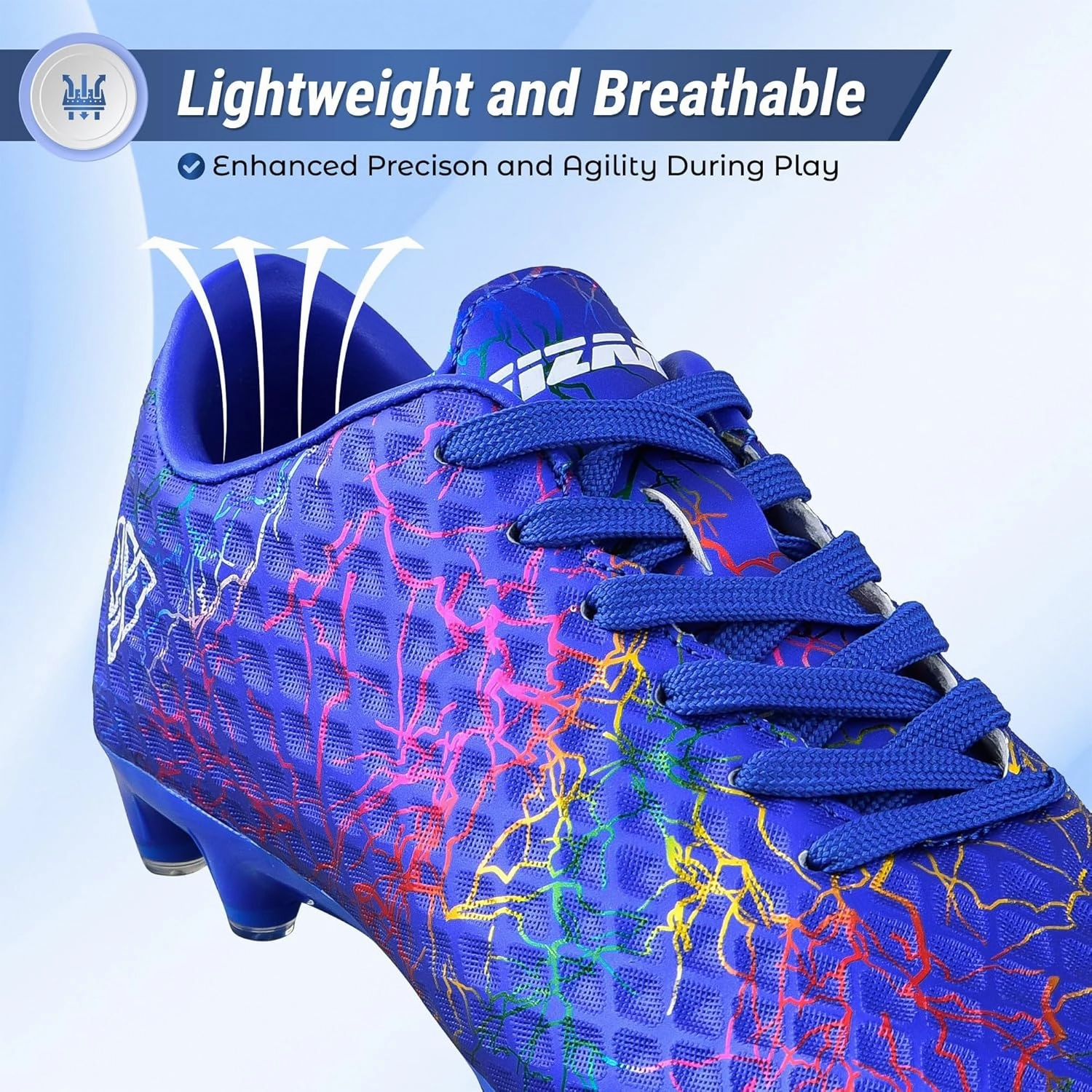 Vizari Zodiac Firm Ground Soccer Cleats Boys Girls | Lightweight & Durable Youth Football Shoes with Molded TPU Outsole | Outdoor Training & Matches