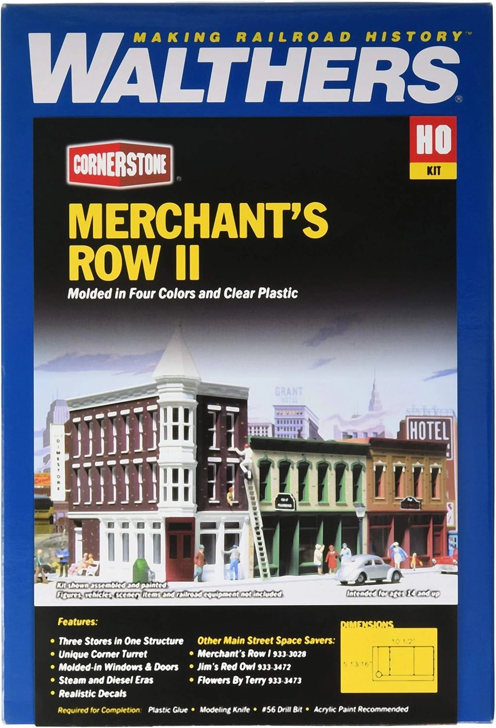 Walthers Cornerstone Series Kit HO Scale Merchant's Row II
