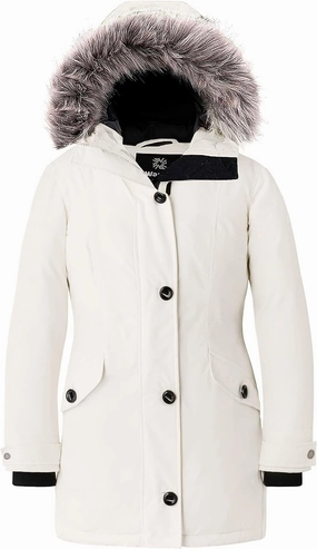 wantdo Women's Hooded Winter Coat Waterproof Warm Long Puffer Jacket Parka