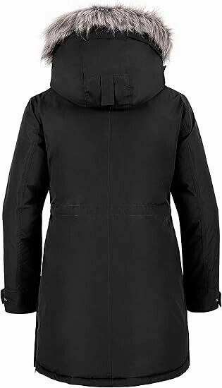 wantdo Women's Puffy Coat Military Winter Mountain Travel Parka Coat Jackets, XL