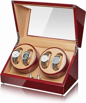 Watch Winders Walnut Watch Winding Box Watch Shaker Automatic Mechanical Watch Winder Watch gewith Access Control H