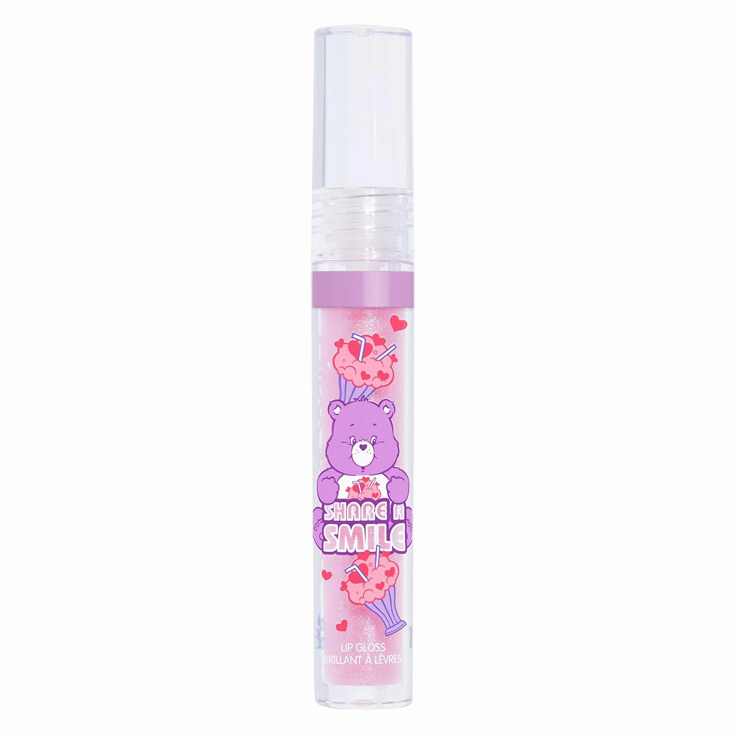 wet n wild Care Bears High-Shine Shimmer Lip Gloss, Lightweight Tinted Gloss with Mirror-Like Finish, Non-Sticky Formula, Cruelty-Free & Vegan - Sing Out Loud
