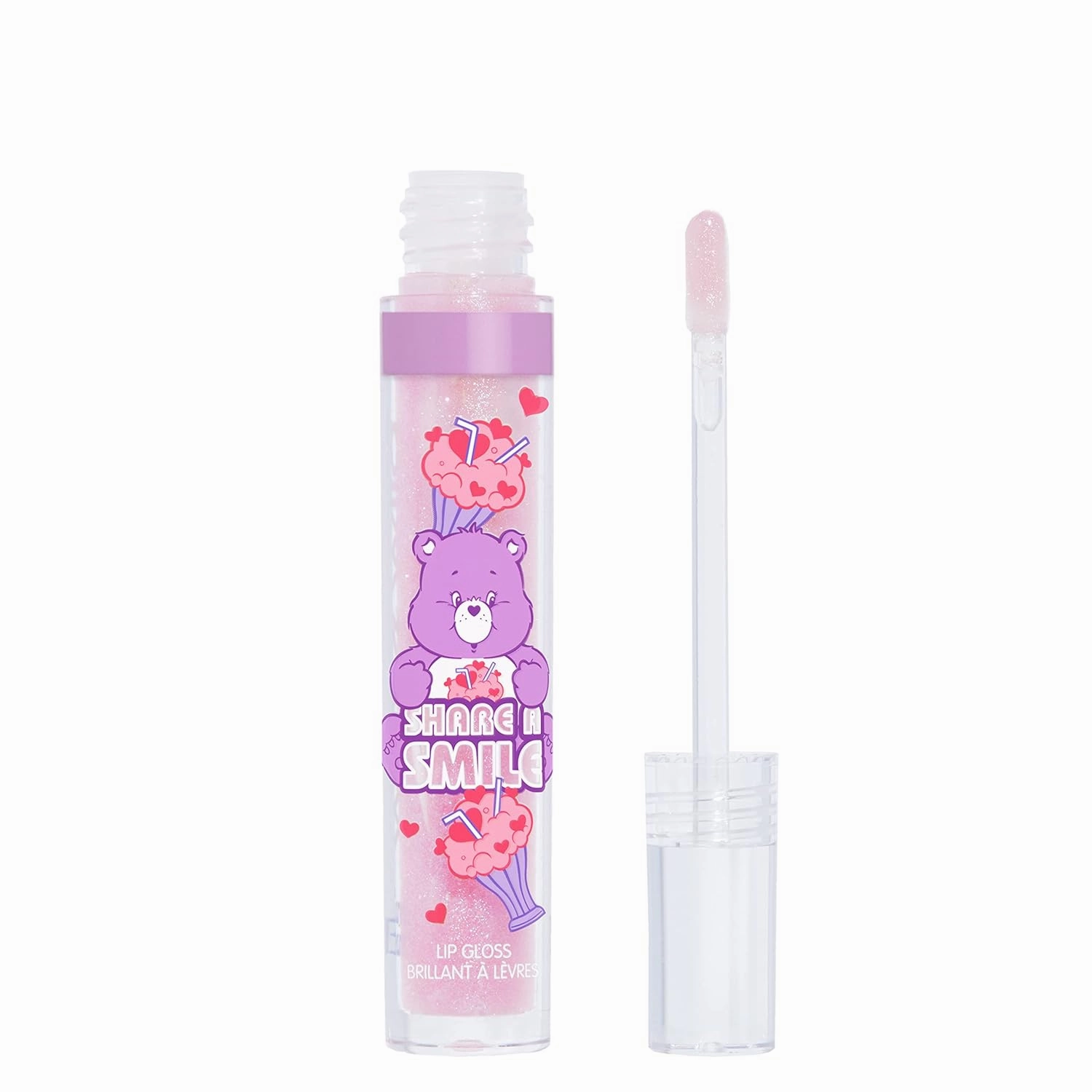 wet n wild Care Bears High-Shine Shimmer Lip Gloss Purple Share a Smile,1114849