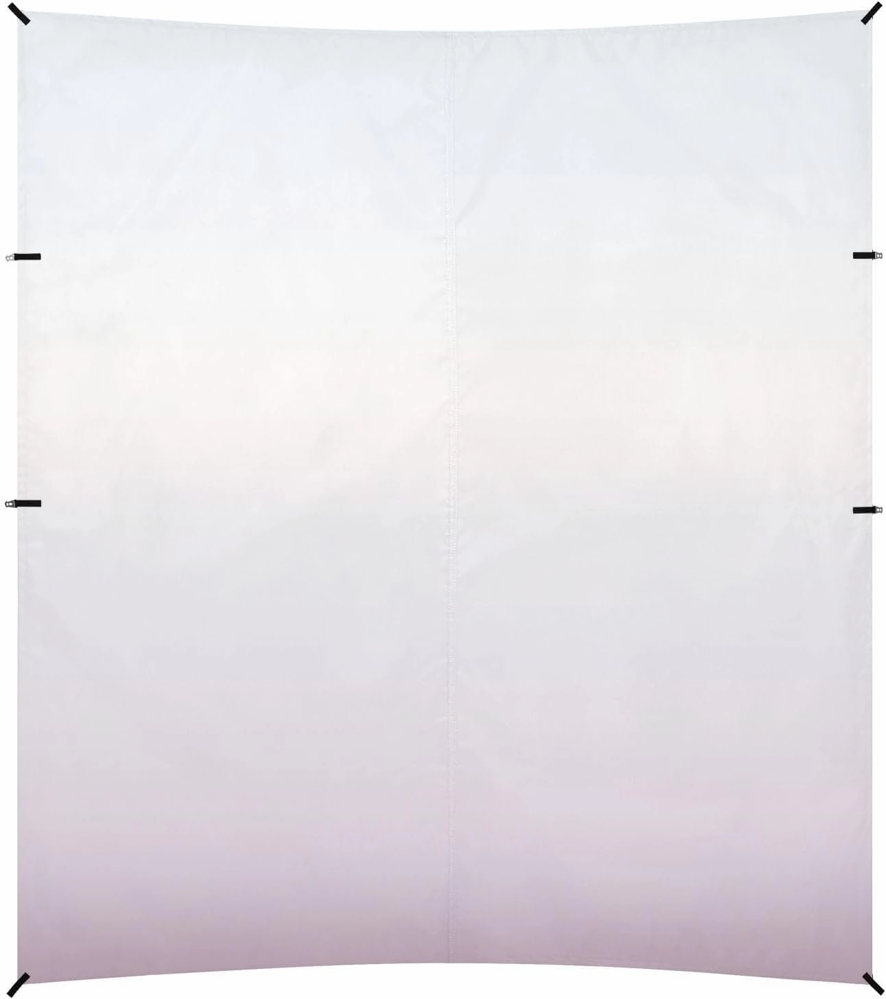 White-Purple Gradient Beach Cabana UPF50 Easy Setup Sun Shelter with Sandbags and Shovel for Camping, Picnics, Backyard