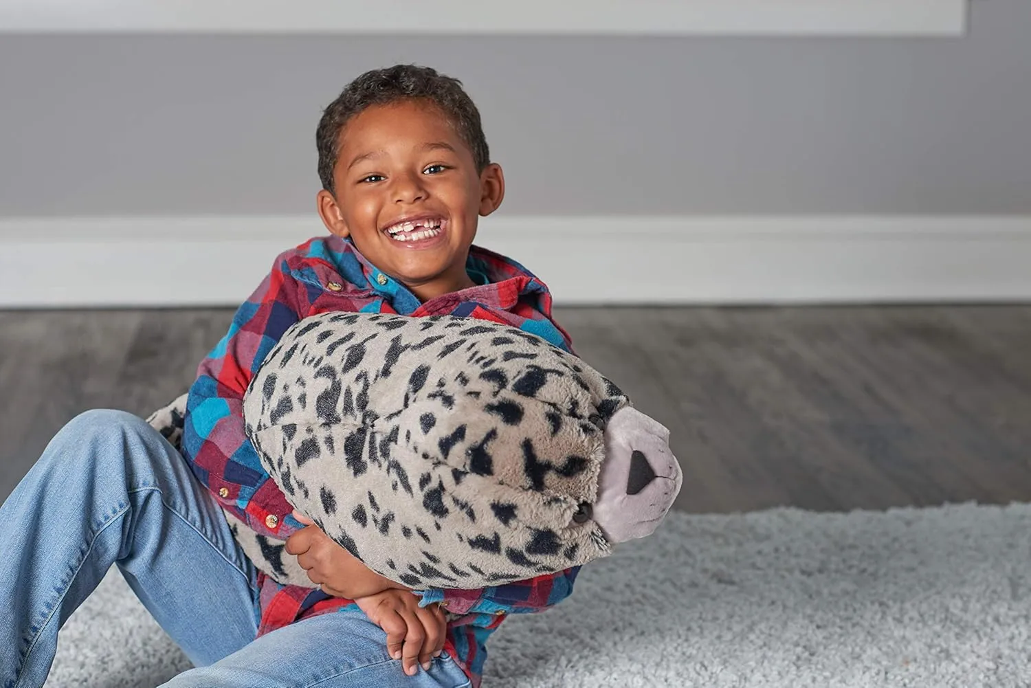 Wild Republic Jumbo Harbor Seal Plush, Giant Stuffed Animal, Plush Toy, Gifts for Kids, 30 Inches