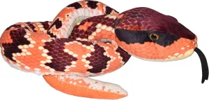 Wild Republic Snake Plush, Stuffed Animal, Plush Toy, Kids Gifts, Pet Snake, Eastern Cottonmouth, 54 Inches