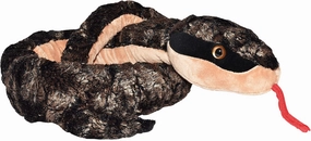 Wild Republic Metal Heads Snake Plush, Snake Stuffed Animal, Plush Toy, Kids Gifts, Pet Snake, Copper, 54 Inches