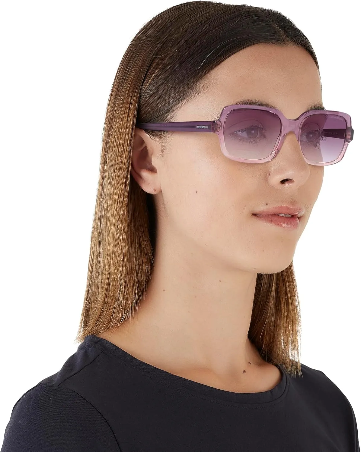 Women's Ea4195 Square Sunglasses