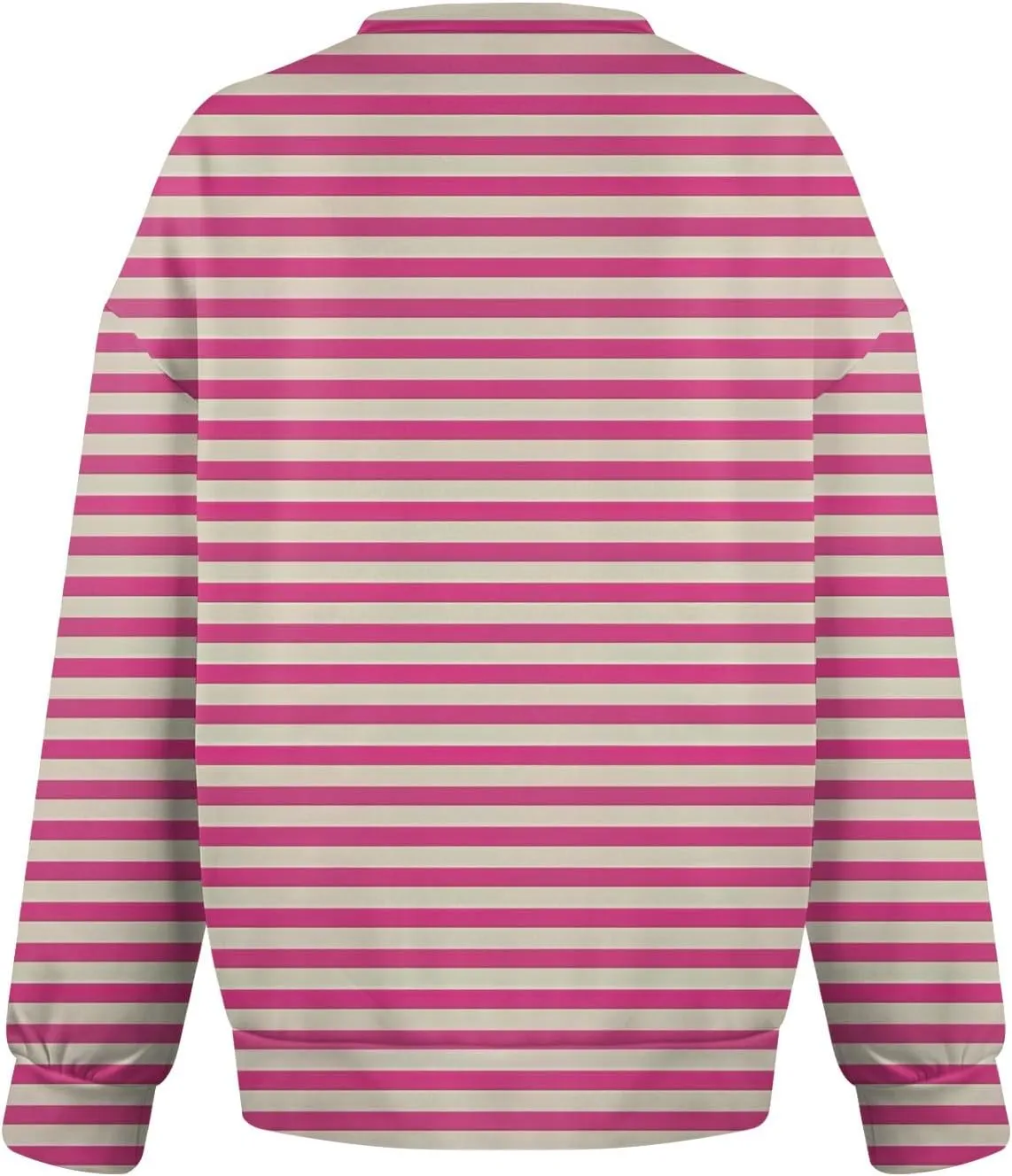 Womens Tops Trendy Striped V-Neck Sweatshirts Casual Long Sleeve Shirts Lightweight Pullover With Pockets