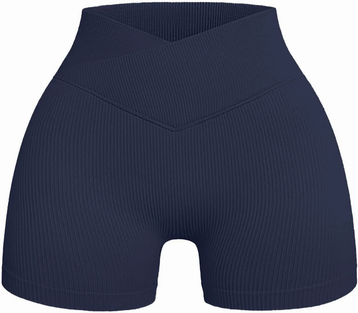Workout Shorts Womens Seamless High Waisted Scrunch Butt Athletic Gym Yoga Biker Shorts