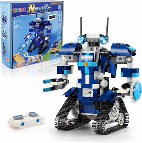 Yerloa Robot Building Kit for Ages 6-12, Remote & APP Control Toys, Robotics STEM Projects, Gifts for 8-12 Year Old Boys Girls, 405 Pcs