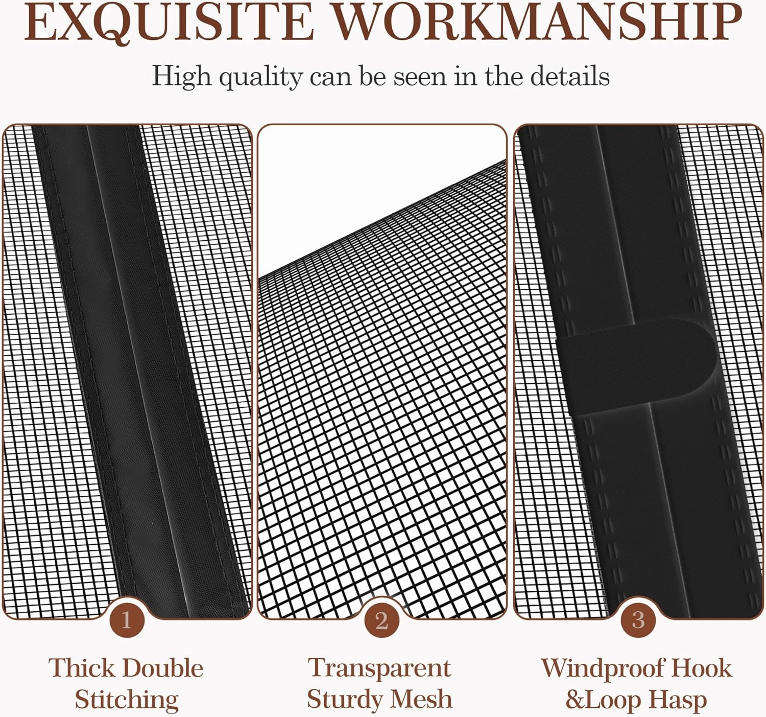 yotache Magnetic Screen Door for Sliding Doors 72"x80", Screen Size 74"x81", Double-Sided Opening Screen Reinforced Mesh with Strong Magnets for French Front/Back Patio Doors