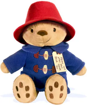 YOTTOY Paddington Bear Collection | Classic Seated Paddington Bear Soft Stuffed Plush Toy- 8.5" H