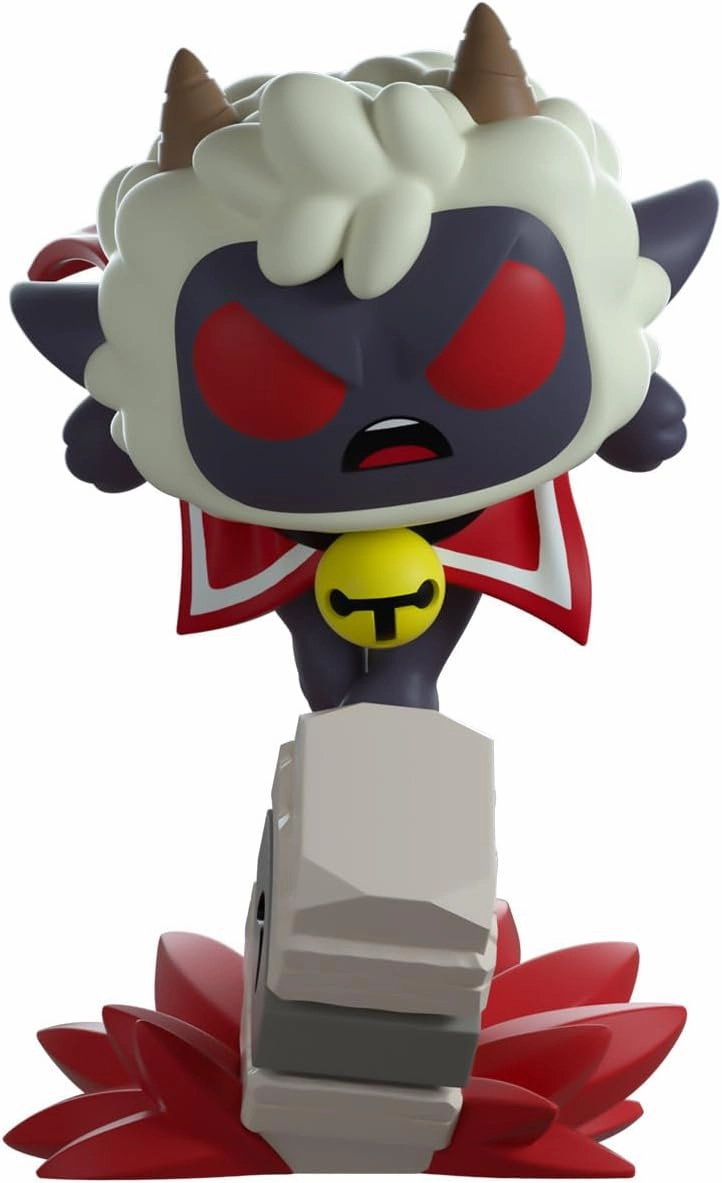Youtooz Attacking Lamb 4.5" Vinyl Figure, Official Licensed Collectible from Cult of The Lamb Videogame, by Youtooz Cult of The Lamb Collection