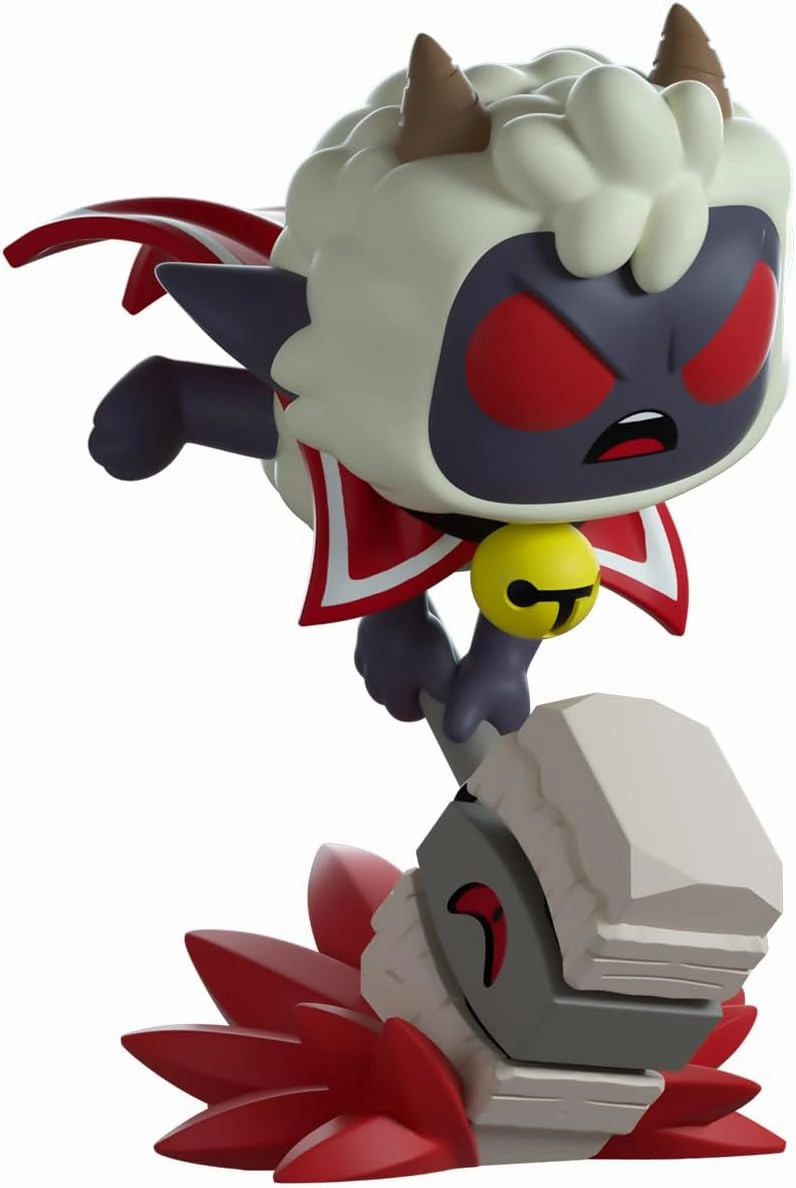 Youtooz Attacking Lamb 4.5" Vinyl Figure, Official Licensed Collectible from Cult of The Lamb Videogame, by Youtooz Cult of The Lamb Collection
