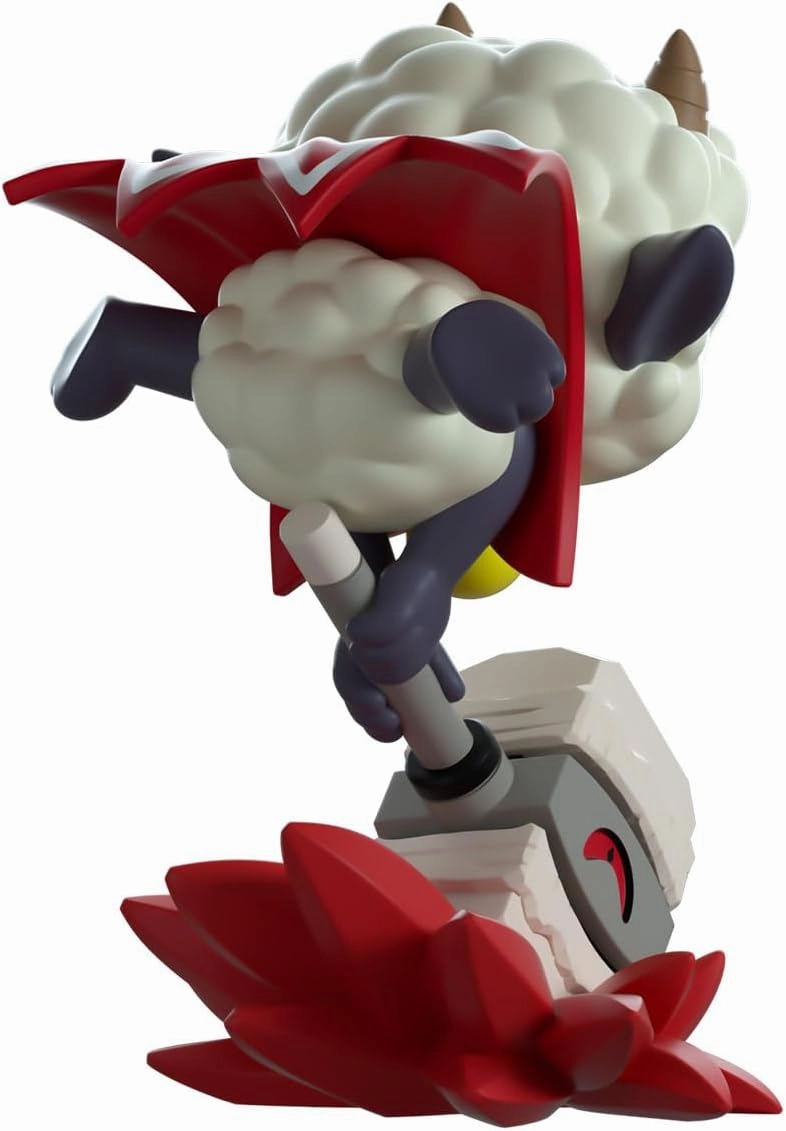 Youtooz Attacking Lamb 4.5" Vinyl Figure, Official Licensed Collectible from Cult of The Lamb Videogame, by Youtooz Cult of The Lamb Collection