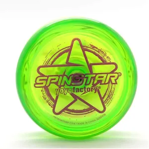 YOYO FACTORY SpinStar Yo Yo – Beginner Trick YoYo for Kids & Adults | Easy Return Yo-Yo for Learning Tricks, Fine Motor Skills & Fun Play - Green